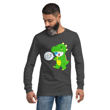 Load image into Gallery viewer, RAWR - BizBaz Dino - Unisex Long Sleeve Tee