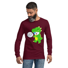 Load image into Gallery viewer, RAWR - BizBaz Dino - Unisex Long Sleeve Tee