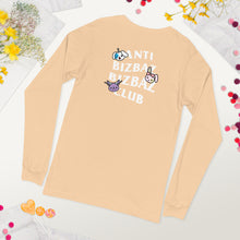 Load image into Gallery viewer, Anti BizBaz BizBaz Club Unisex Long Sleeve Tee - White Text