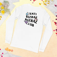 Load image into Gallery viewer, Anti BizBaz BizBaz Club Unisex Long Sleeve Tee - Black Text