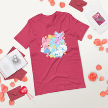 Load image into Gallery viewer, BizBaz BFF Trio Short-Sleeve Unisex T-Shirt S-2XL! (LOTS OF COLORS)