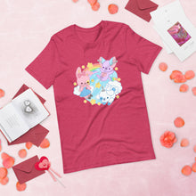 Load image into Gallery viewer, BizBaz BFF Trio Short-Sleeve Unisex T-Shirt S-2XL! (LOTS OF COLORS)