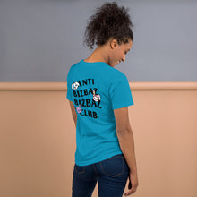 Load image into Gallery viewer, Anti BizBaz BizBaz Club Short-Sleeve Unisex T-Shirt - Black Text
