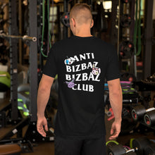 Load image into Gallery viewer, Anti BizBaz BizBaz Club Short-Sleeve Unisex T-Shirt - White Text