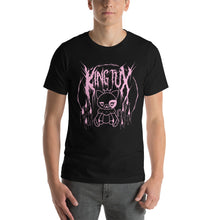 Load image into Gallery viewer, KING TUX METL TEE 🤘👑🐈⬛