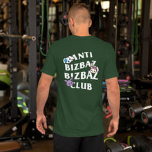 Load image into Gallery viewer, Anti BizBaz BizBaz Club Short-Sleeve Unisex T-Shirt - White Text