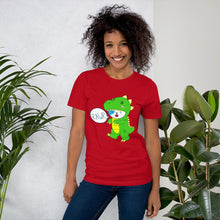 Load image into Gallery viewer, RAWR - BizBaz Dino Short-Sleeve Unisex T-Shirt