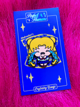 Load image into Gallery viewer, Crying Usagi Pin - Super Emo Friends Collab