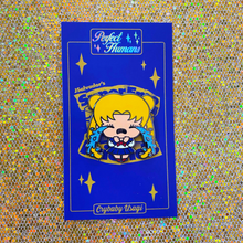 Load image into Gallery viewer, Crying Usagi Pin - Super Emo Friends Collab