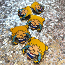 Load image into Gallery viewer, Crying Usagi Pin - Super Emo Friends Collab