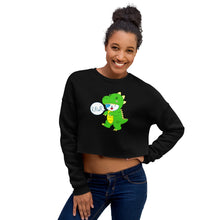 Load image into Gallery viewer, RAWR - BizBaz Dino - Crop Sweatshirt
