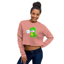 Load image into Gallery viewer, RAWR - BizBaz Dino - Crop Sweatshirt