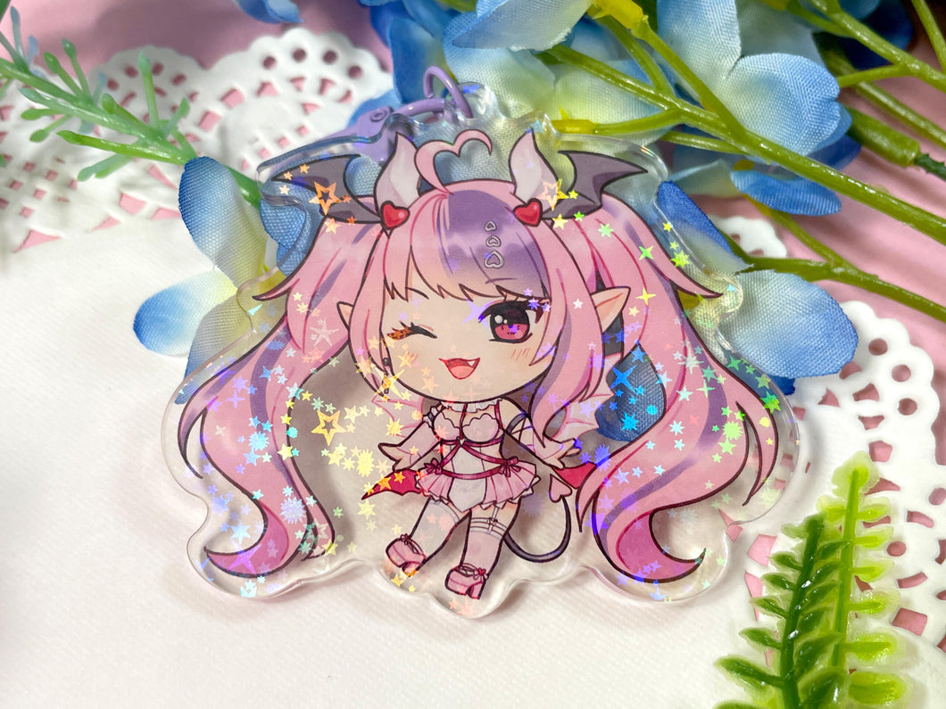 Ironmouse Virtual Pop Star Acrylic Charm Keychain