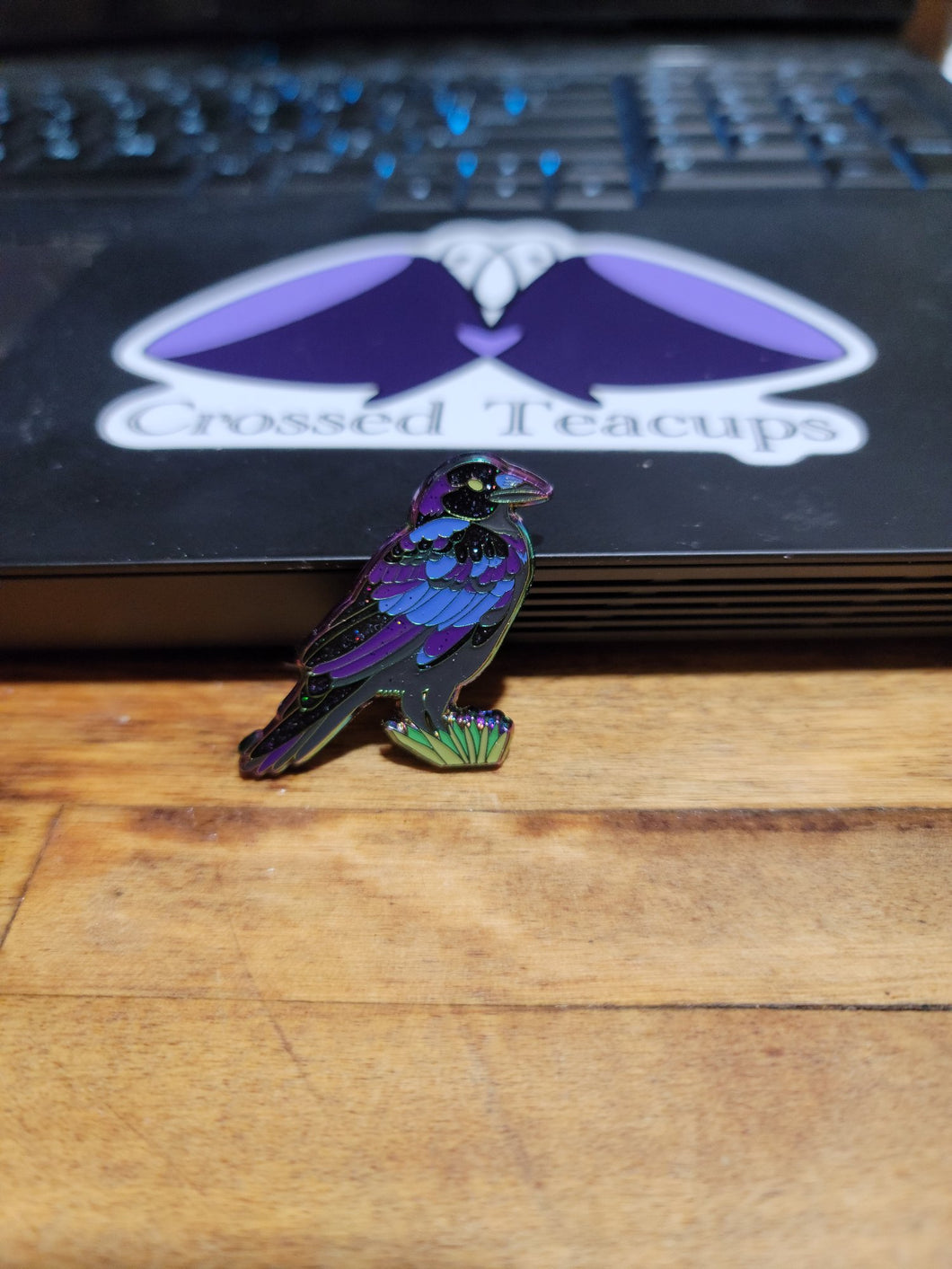 Crows of Many Colors Enamel Pins