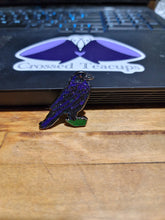 Load image into Gallery viewer, Crows of Many Colors Enamel Pins
