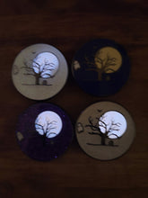 Load image into Gallery viewer, Spooky Tree with Ghost Enamel Pin
