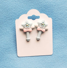 Load image into Gallery viewer, Magical Girl Star Wand Earrings
