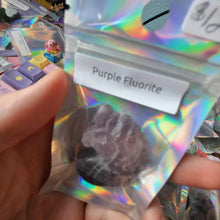 Load image into Gallery viewer, Butte fly Rainbow Fluorite Crystal or Purple Unicorn Fluorite Crystals
