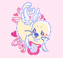 Load image into Gallery viewer, Harp Seal Glitter Sticker
