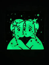 Load image into Gallery viewer, Gemini Glow-in-Dark Sticker
