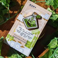 Load image into Gallery viewer, Green Leaf Tea Vitality Potion Enamel Pin
