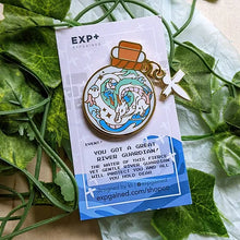 Load image into Gallery viewer, River Dragon Guardian Enamel Pin
