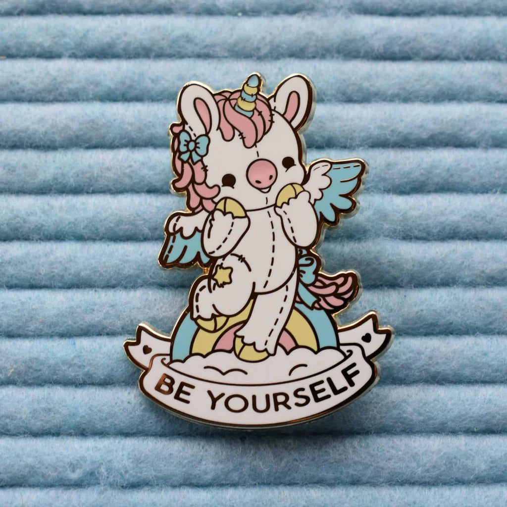 Be Yourself Unicorn Enamel Pin