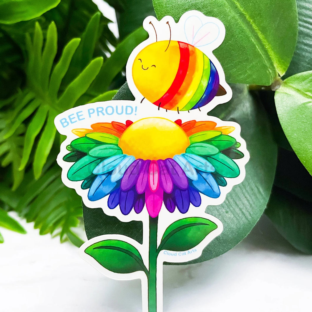 Bee Proud - LGBT Pride - Vinyl Sticker