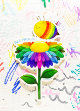 Load image into Gallery viewer, Bee Proud - LGBT Pride - Vinyl Sticker
