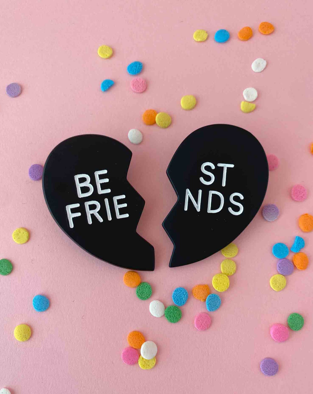 Best Friends Hair Clip • Black and White