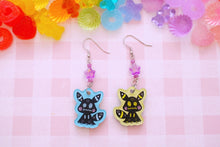 Load image into Gallery viewer, QT Lil Kawaii Creature Acrylic Earrings with Crystal Beads
