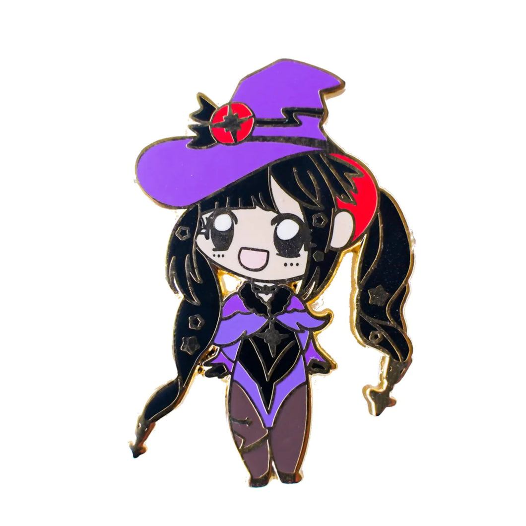 Hydro QT Witch RPG Enamel Pin