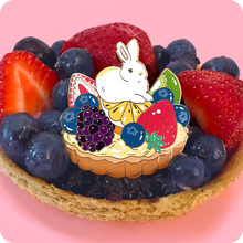 Load image into Gallery viewer, Rabbit Fruit Tart Enamel Pin
