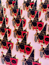 Load image into Gallery viewer, Gnome Black Knight Enamel Pin

