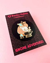 Load image into Gallery viewer, Gnome Blacksmith Enamel Pin
