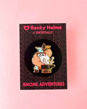 Load image into Gallery viewer, Gnome Blacksmith Enamel Pin
