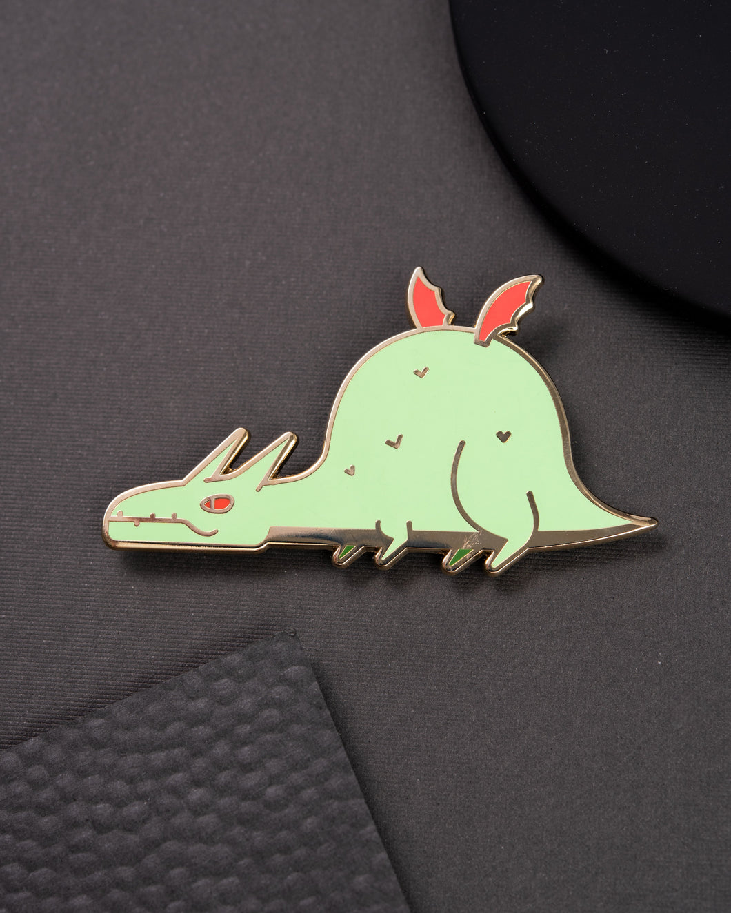 Gnome Dragon Enamel Pin