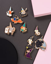 Load image into Gallery viewer, Gnome Spear Maiden Enamel Pin

