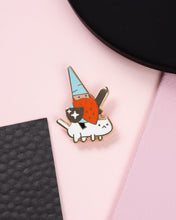 Load image into Gallery viewer, Gnome Knight Enamel Pin
