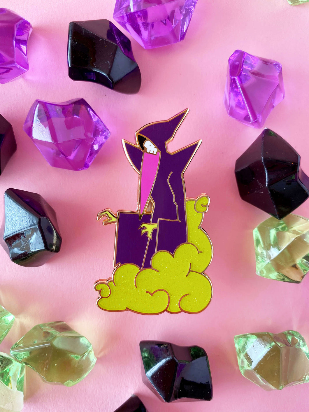 Gnome Lich Enamel Pin