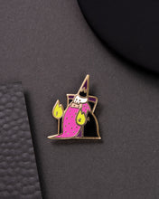 Load image into Gallery viewer, Gnome Necromancer Enamel Pin
