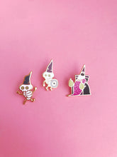 Load image into Gallery viewer, Gnome Necromancer Enamel Pin
