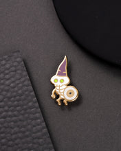 Load image into Gallery viewer, Gnome Undead Shield Enamel Pin
