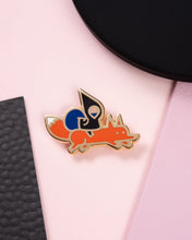 Load image into Gallery viewer, Gnome Thief Enamel Pin
