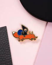 Load image into Gallery viewer, Gnome Thief Enamel Pin
