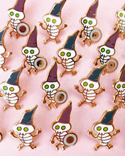 Load image into Gallery viewer, Gnome Undead Shield Enamel Pin
