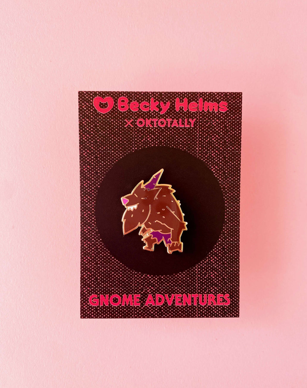 Gnome Werewolf Enamel Pin