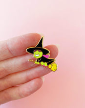 Load image into Gallery viewer, Gnome Witch Enamel Pin
