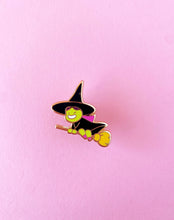 Load image into Gallery viewer, Gnome Witch Enamel Pin
