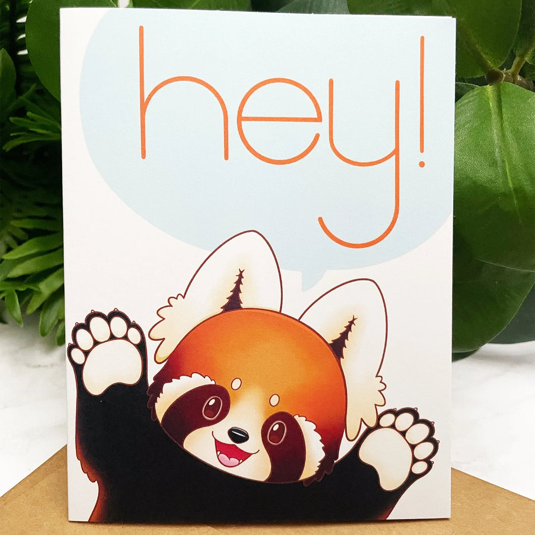 Hey! - Blank - Matte Greeting Card
